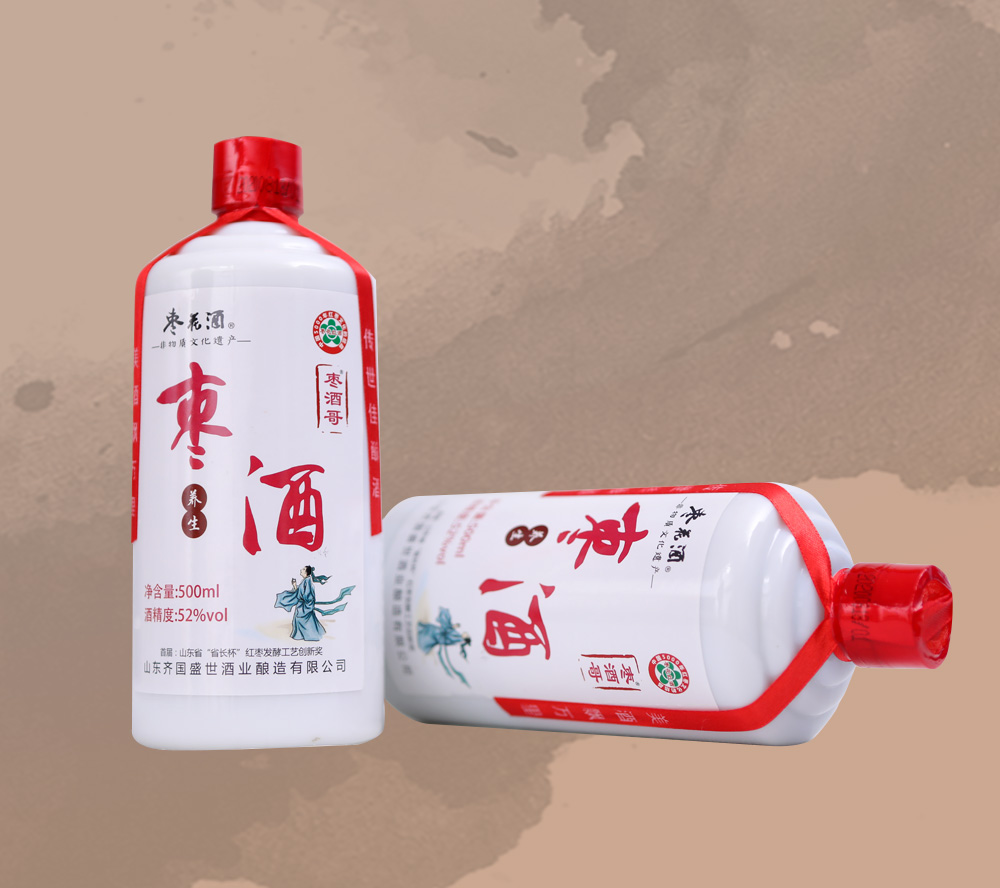 棗酒哥紅棗原漿白酒52度500ml-(1)